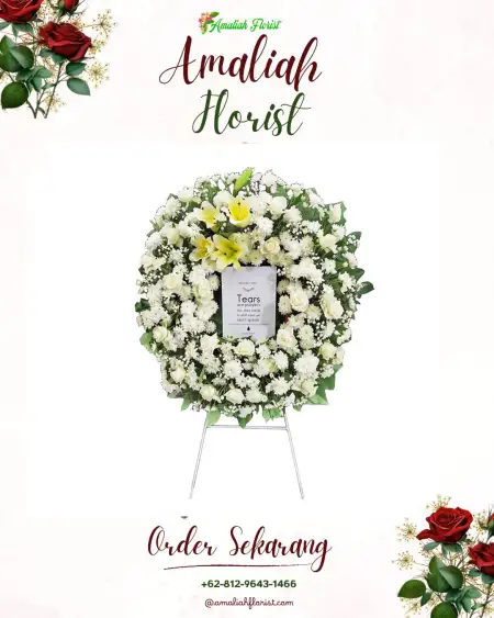 Krans Bunga Duka Lombok Timur